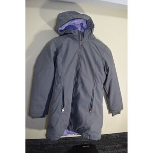 Cat & Jack Long Winter Insulated Hooded Coat Jacket GIRLS L 10 12 Gray